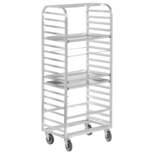 Channel 415S 27 Pan Side Load Stainless Steel Bun / Sheet Pan Rack - Assembled