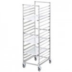 Channel 415S 27 Pan Side Load Stainless Steel Bun / Sheet Pan Rack - Assembled