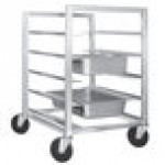 Cambro UPR1826H12 Camshelving® Ultimate 12 Pan Half Size End Load Bun / Sheet Pan Rack with Metal Casters - Unassembled Cambro UPR1826H12 Camshelving® Ultimate 12 Pan Half Size End Load Bun / Sheet Pan Rack with Metal Casters - Unassembled