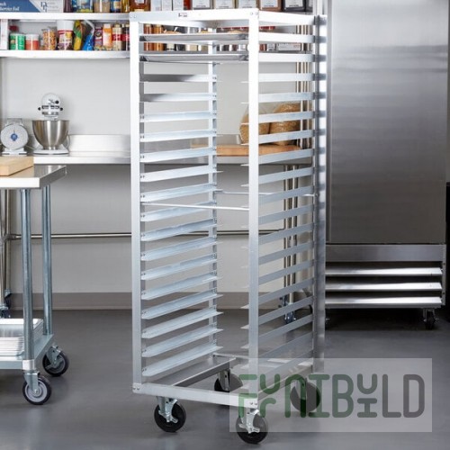 Metro RF3N 18 Pan End Load Aluminum Roll-In Refrigerator Rack