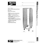 Metro RF3N 18 Pan End Load Aluminum Roll-In Refrigerator Rack Metro RF3N 18 Pan End Load Aluminum Roll-In Refrigerator Rack