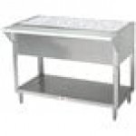 Advance Tabco CPU-4 Stainless Steel Ice-Cooled Table with Undershelf Advance Tabco CPU-4 Stainless Steel Ice-Cooled Table with Undershelf