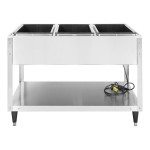 Vollrath 38203 ServeWell® SL Electric Three Pan Hot Food Table 120V - Sealed Well
