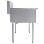Advance Tabco 4-2-60 Two Compartment Stainless Steel Commercial Sink - 60