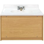 Tot Mate TM8350R.S2222 Maple Single Laminate Floor Vanity - 31