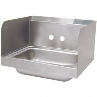 Advance Tabco 7-PS-66-NF Hand Sink with Side Splash Guards - 17 1/4 Advance Tabco 7-PS-66-NF Hand Sink with Side Splash Guards - 17 1/4