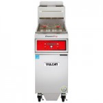 Vulcan 1TR45CF-1 PowerFry3 Natural Gas 45-50 lb. Floor Fryer with Computer Controls and KleenScreen Filtration System - 70,000 BTU