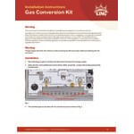 Carnival King 40 lb. Liquid Propane / Field Convertible Flat Bottom Countertop Funnel Cake / Donut Fryer