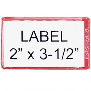 Quantum Adhesive Label Holder with Inserts - 24/Pack Quantum Adhesive Label Holder with Inserts - 24/Pack