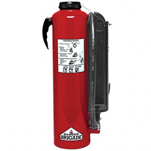 Badger Brigade 466564 21 lb. ABC Multipurpose Carbon Dioxide High Flow Cartridge-Operated Fire Extinguisher - UL Rating 2A-40B:C Badger Brigade 466564 21 lb. ABC Multipurpose Carbon Dioxide High Flow Cartridge-Operated Fire Extinguisher - UL Rating 2A-40B:C