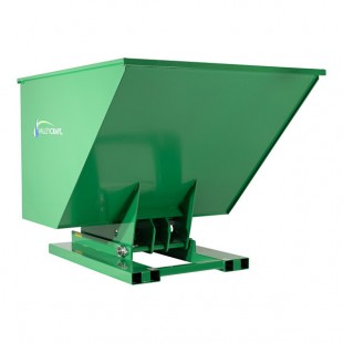 Valley Craft 2 Cubic Yard Self-Dumping Forklift-Powered Steel Hopper F89140 - 4,000 lb. Capacity
