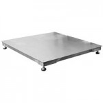 Optima Weighing Systems OP-916SS-LT-4-4-5000 5,000 lb. Stainless Steel Washdown Floor Scale with 4' x 4' Lift Top Platform