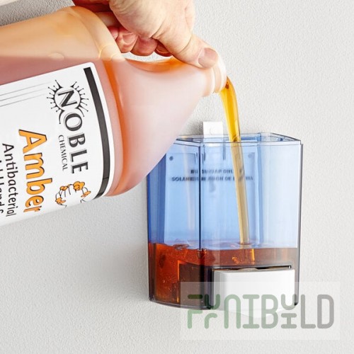 Noble 1 Gallon / 128 oz. Amber Ready-to-Use Liquid Antibacterial Hand Soap