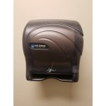 San Jamar T8490TBK Smart Essence Oceans Hands Free Paper Towel Dispenser - Black Pearl
