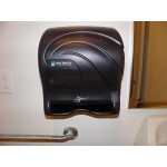 San Jamar T8490TBK Smart Essence Oceans Hands Free Paper Towel Dispenser - Black Pearl