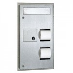 Bobrick B-2892 ClassicSeries Surface Mounted Twin Jumbo Roll Toilet Tissue Dispenser