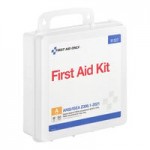 First Aid Only 91407 370-Piece 50-Person First-Aid Kit with QuickTreat BZK Dispenser Case - 6/Case