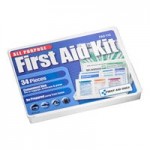 First Aid Only 91407 370-Piece 50-Person First-Aid Kit with QuickTreat BZK Dispenser Case - 6/Case