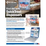 First Aid Only 91407 370-Piece 50-Person First-Aid Kit with QuickTreat BZK Dispenser Case - 6/Case