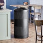 Lancaster Table & Seating 23 Gallon Black Perforated Powder-Coated Metal Round Decorative Trash Can Lancaster Table & Seating 23 Gallon Black Perforated Powder-Coated Metal Round Decorative Trash Can