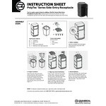 Commercial Zone 775901SE PolyTec 25 Gallon Black Square Side Entry Trash Can with Dual-Flipper Dome Lid and Tray Return Commercial Zone 775901SE PolyTec 25 Gallon Black Square Side Entry Trash Can with Dual-Flipper Dome Lid and Tray Return