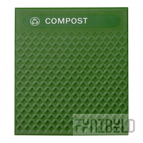 Rubbermaid® 2182673 Green Resin Medium 