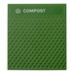 Rubbermaid® 2182673 Green Resin Medium 
