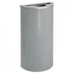 Ex-Cell Kaiser RC-KD17-P BT-PBG Black Tie Kaleidoscope Pebble Black Gloss 17 Gallon Rectangular Paper Receptacle