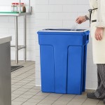 Toter SL023-00705 Slimline 23 Gallon Blue Trash Can Toter SL023-00705 Slimline 23 Gallon Blue Trash Can