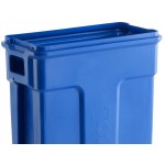 Toter SL023-00705 Slimline 23 Gallon Blue Trash Can Toter SL023-00705 Slimline 23 Gallon Blue Trash Can