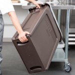 Rubbermaid® 1956187 92 Qt. / 23 Gallon Slim Jim Brown Rectangular Trash Can Rubbermaid® 1956187 92 Qt. / 23 Gallon Slim Jim Brown Rectangular Trash Can