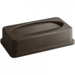 Rubbermaid® 1956187 92 Qt. / 23 Gallon Slim Jim Brown Rectangular Trash Can Rubbermaid® 1956187 92 Qt. / 23 Gallon Slim Jim Brown Rectangular Trash Can
