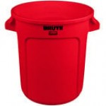 Rubbermaid® FG261000YEL BRUTE 10 Gallon Yellow Round Trash Can
