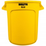Rubbermaid® FG261000YEL BRUTE 10 Gallon Yellow Round Trash Can
