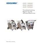 Goodway GVC-36000 Heavy-Duty Industrial Dry Steam Cleaner with Quad Boilers - 10.6 Gallon, 460V