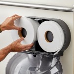 Lavex 2-Ply 1000' Universal Jumbo Toilet Paper Roll with 8 1/2