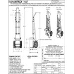 Vestil 500 lb. Steel Pail Hand Truck PAIL-T