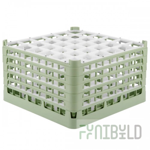 Vollrath 52734 Signature Full-Size Light Green 36-Compartment 9 15/16