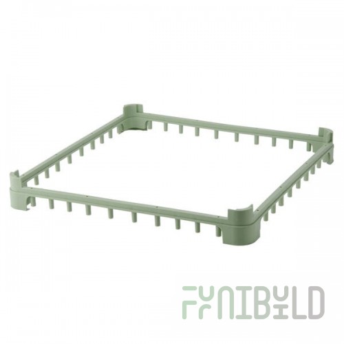 Vollrath 5230410 Light Green Full-Size Open Extender for Vollrath Signature Glass Racks