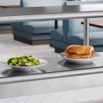 Regency 16-Gauge Type 304 Stainless Steel Pass-Through Shelf with Overshelf - 18 Regency 16-Gauge Type 304 Stainless Steel Pass-Through Shelf with Overshelf - 18