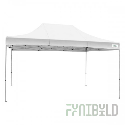 Caravan Canopy 21503106012 Aluma 15' x 10' White Commercial Grade Instant Canopy Deluxe Kit