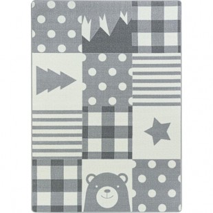 Joy Carpets Claremont Kids Patchwork Boy 3' 10 Joy Carpets Claremont Kids Patchwork Boy 3' 10