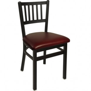 BFM Seating Troy Sand Black Steel Side Chair with 2 BFM Seating Troy Sand Black Steel Side Chair with 2