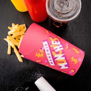 Solo GF90-00645 Eco-Forward Munchie Cup 9 oz. Grease-Resistant Paper Container - 500/Case Solo GF90-00645 Eco-Forward Munchie Cup 9 oz. Grease-Resistant Paper Container - 500/Case