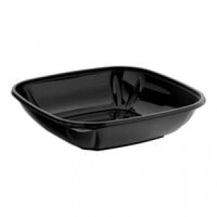 Sabert 94080B50 Bowl2 80 oz. Black Square Catering Bowl - 50/Case Sabert 94080B50 Bowl2 80 oz. Black Square Catering Bowl - 50/Case