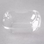 Sabert 94080B50 Bowl2 80 oz. Black Square Catering Bowl - 50/Case