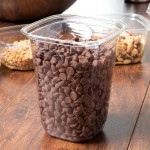 Placon 32 oz. Square Recycled PET Deli Container - 50/Pack Placon 32 oz. Square Recycled PET Deli Container - 50/Pack