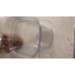 Placon 32 oz. Square Recycled PET Deli Container - 50/Pack Placon 32 oz. Square Recycled PET Deli Container - 50/Pack