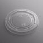 Fabri-Kal LKC12/20F Kal-Clear/Nexclear 9 oz. Clear PET Flat Lid - 1,000/Case Fabri-Kal LKC12/20F Kal-Clear/Nexclear 9 oz. Clear PET Flat Lid - 1,000/Case