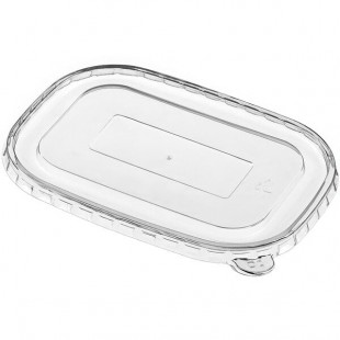 Solia Polypropylene Lid for Lingot Rectangular Bamboo Fiber Container - 300/Case Solia Polypropylene Lid for Lingot Rectangular Bamboo Fiber Container - 300/Case